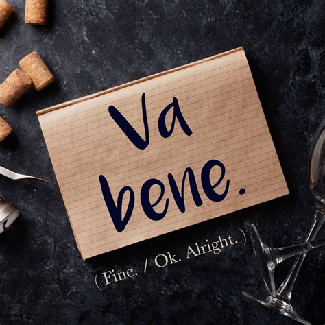 va bene meaning